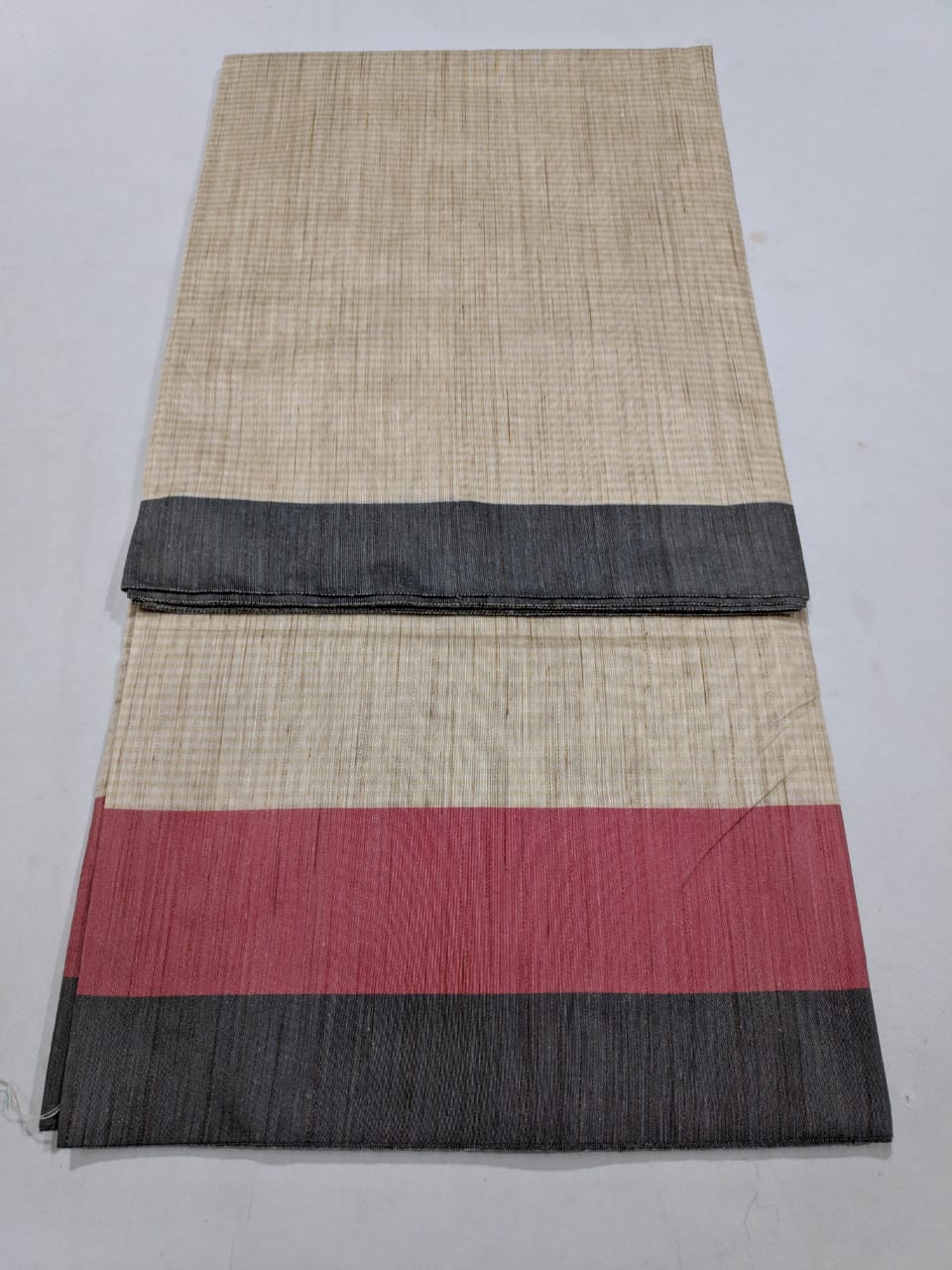 Banarasi Cotton Saree with Coloured Border